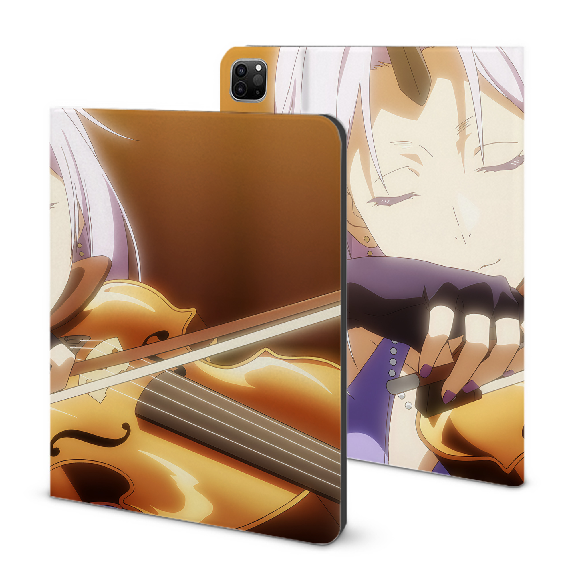 （画像用） 転スラ Regarding Reincarnated to Slime IPad ケース ブック型 PUレザー TPU 耐衝撃 軽量 薄型 ペン収納なし 全面保護 IPad 各モデル対応